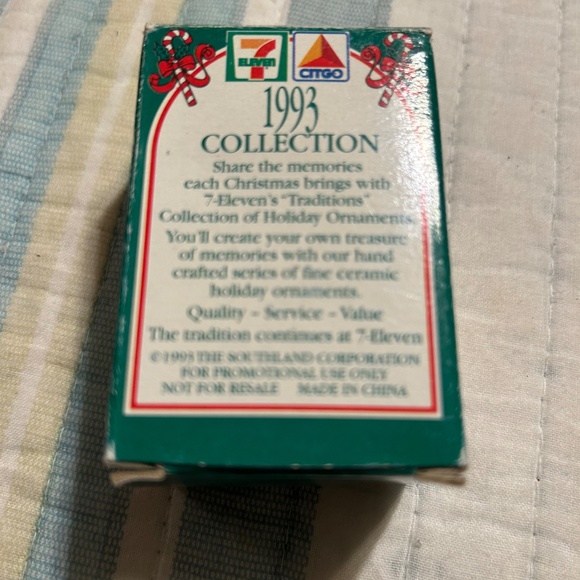 Vintage 7-Eleven Citgo Tradition Ornament 1993 Collection Sweet Dream Bear - Picture 3 of 3
